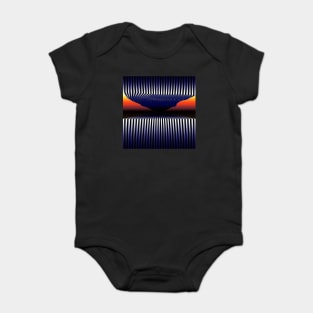 Endless Tunnel - 3D Surrealistic Optical Illusion Art Baby Bodysuit